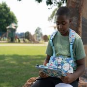 Kids Blue Tablet Pack Cartoon 10 inch x 6 7/8 inch