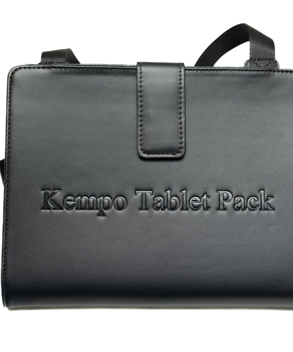 Smooth Black Leather 10 inch